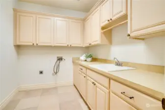 Main floor laundry room.