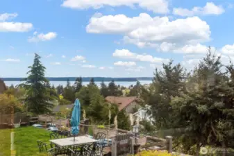 VIEW from living room window