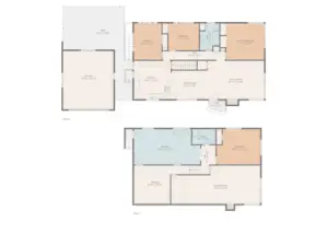 Whole house floor plan.