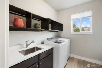 Washer and Dryer included.