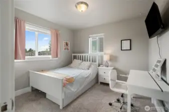 Every room has great windowing and feels open, light and bright.