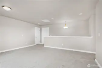 upstairs loft area