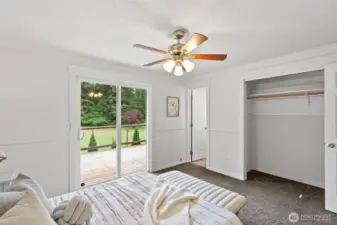 Beautiful views as your wake up in the morning. Enjoy your own private 3/4 bath in the primary bedroom.