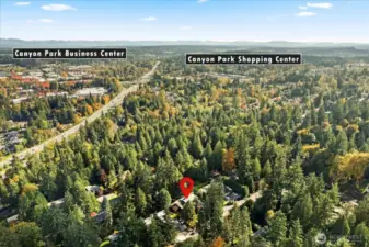 Close to Canyon Park amenities