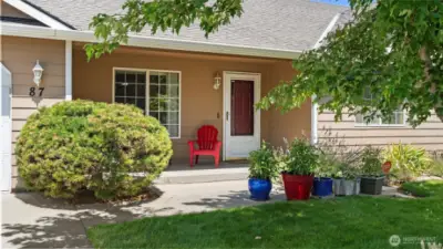 Covered front porch