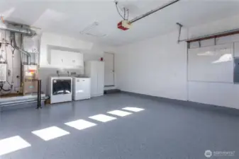 New coating on garage floor