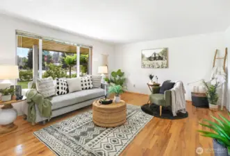 Large windows for plenty of natural light.