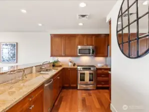Lots of counter space . .