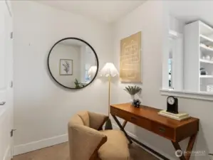 Den space has opening to the View . . .