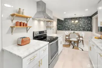 Virtually Staged Kitchen