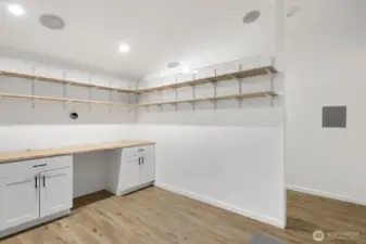 Flexible space in the outbuilding.