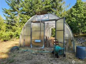 greenhouse near one of the small vineyards