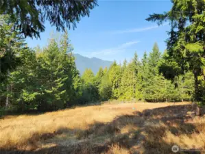 mountain views from barn