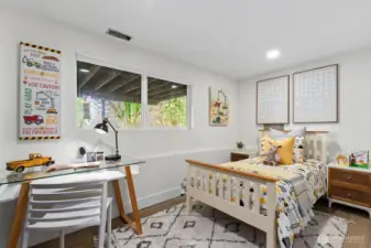 Basement Bedroom or great home office