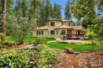 Private, Sunny location with ample gardens