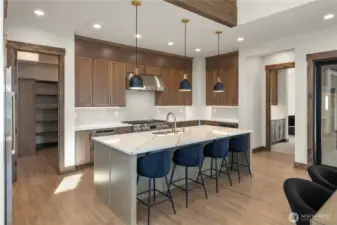 Images are references of an already built home at 421 Southern Star, showcasing interiors for presale.