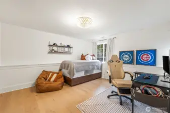 All of the bedrooms on the lower level have these beautiful engineered hardwood floors