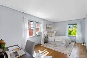 More windows and light including an Andersen window that tilts to allow easy cleaning.