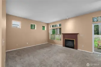 Open Great room concept - kitchen, dining room and living room flow together nicely.