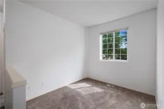 Located just as you enter the home, this would make a great office space.