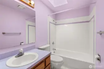 Main level second full bath