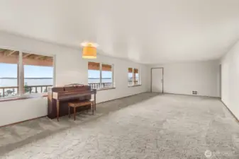 Lower level rec room