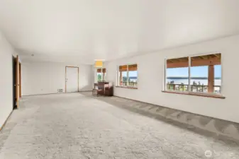 Lower level rec room