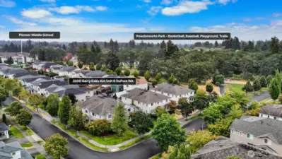 Fabulous location - walking distance to schools and PowderWorks Park.