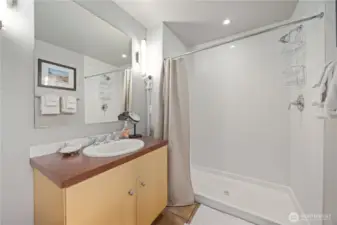 Primary bathroom w/ standup shower