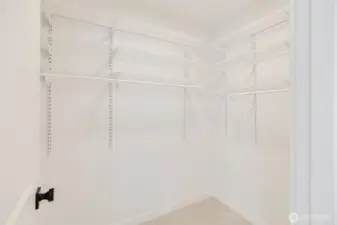 Primary walk-in closet