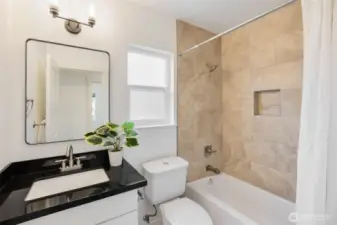 Lower level full bath