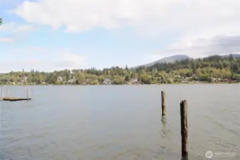 Pilings for future dock