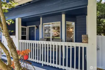 Covered front porch