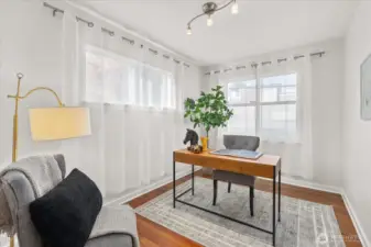 Main Level bedroom with walk-in closet. Bedroom 1 of 4!