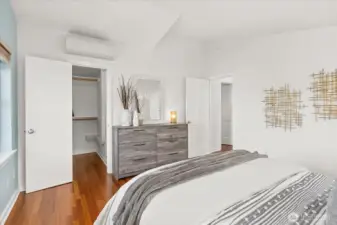 Bright & Spacious Upper Level Bedroom with Walk-In Closet. Fresh Paint & Vaulted Ceilings!  3 of 4 Bedrooms!