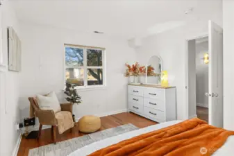 Bedroom 4 of 4 located on the entry level.