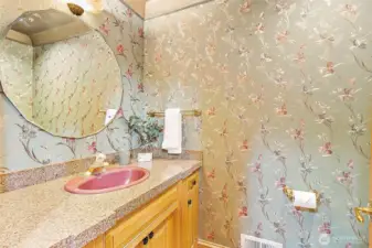 Main floor powder room.