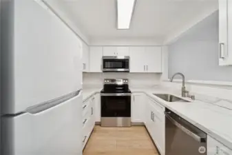 Completely updated kitchen