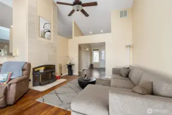 Virtually Staged Sitting Room