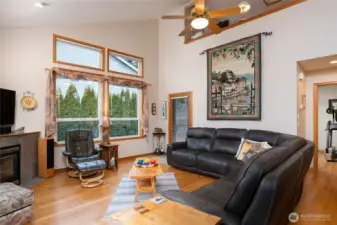 Private Family Room w/ Main-Floor Office/Bedroom and Covered Deck Access~