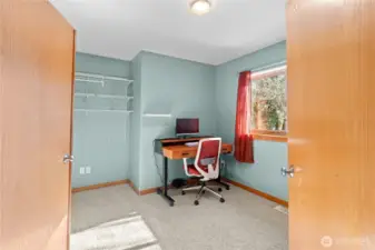 Bedroom 1 was used as an office space