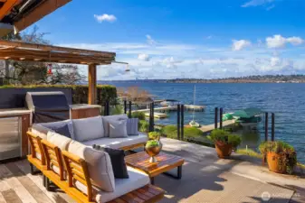 Perfect place to enjoy coffee in the mornings, or wine at night