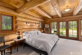 Primary suite on main floor.