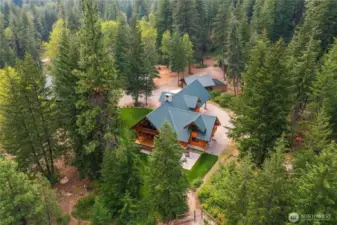 Septic and power hook up for two RV's!