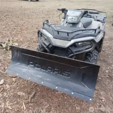 2024 Polaris 570 Sportsman w/ new plow stays with home!