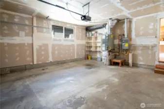 On demand water heater and furnace are both located in the garage