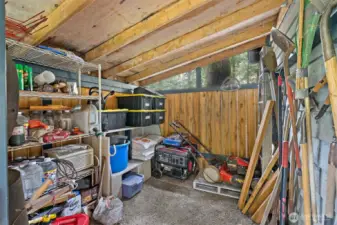Plenty of storage area.