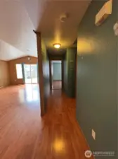 Entry to bedrooms...