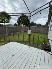 Spacious deck for relaxing or entertainment...