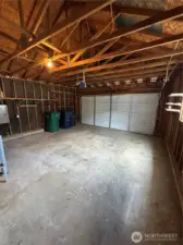 Two car garage...